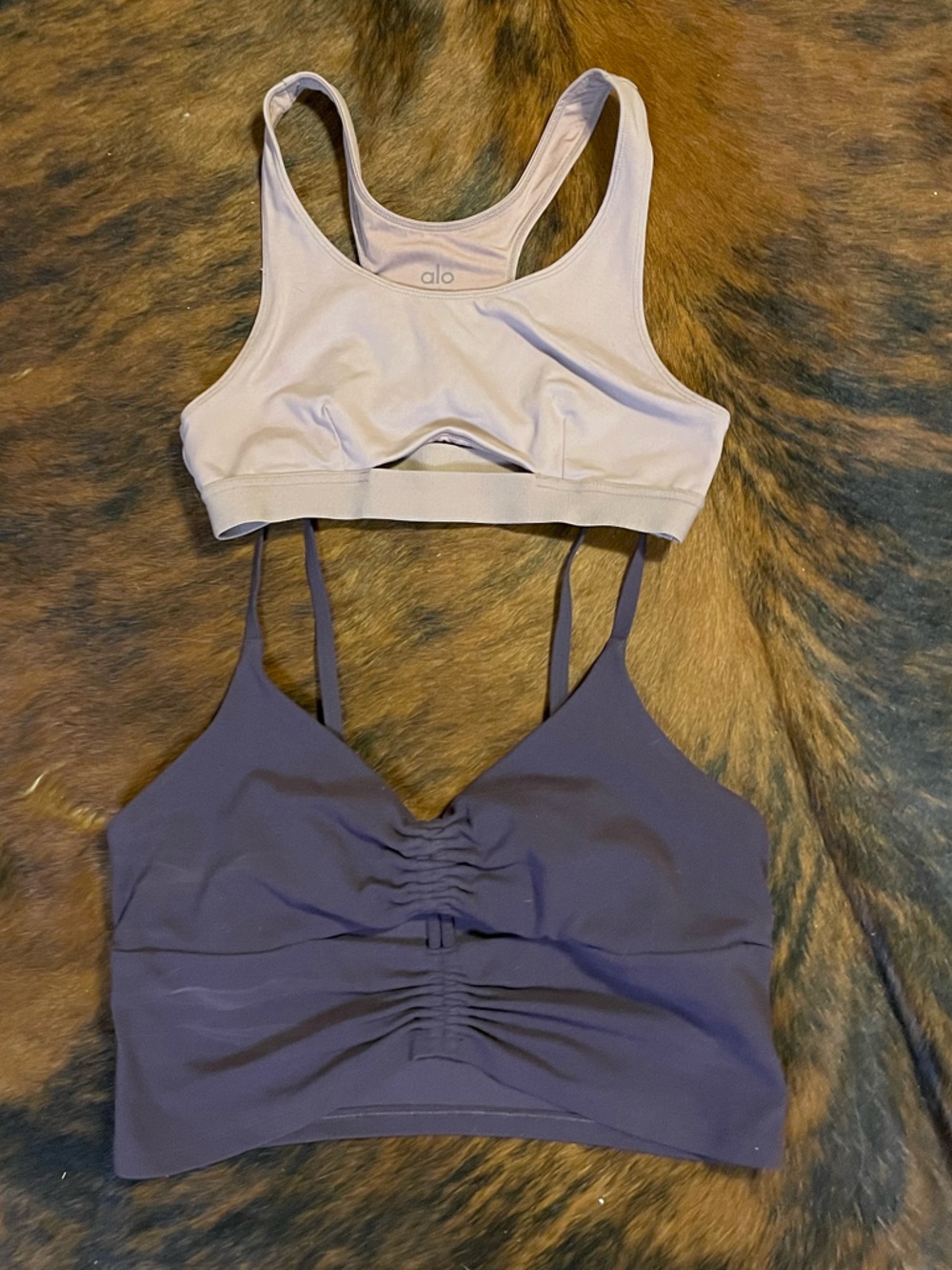 Alo and Athleta Sports Bra